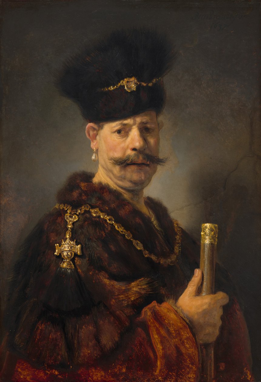 Un Noble Polaco de Rembrandt van Rijn