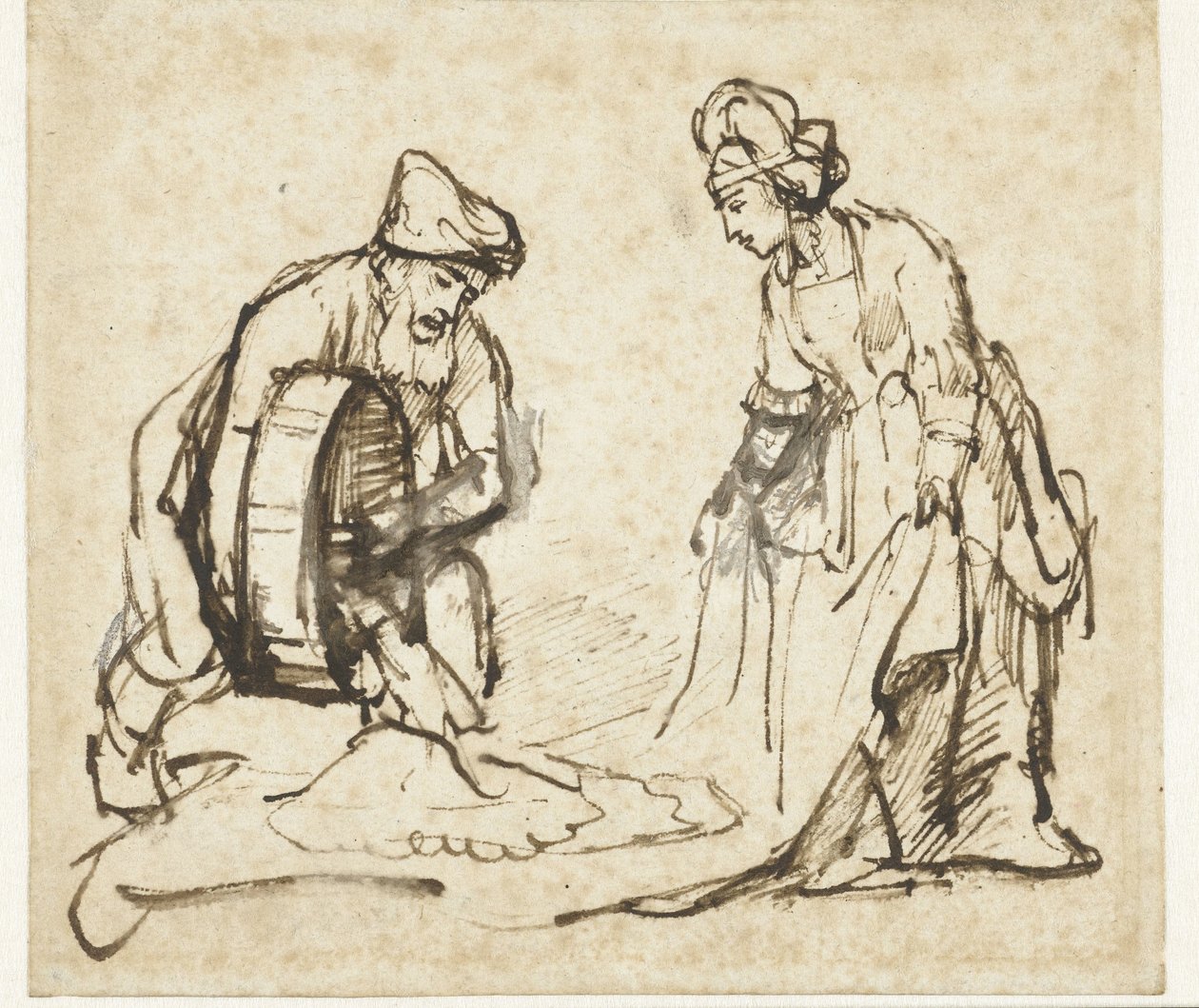 Booz y Rut de Rembrandt van Rijn