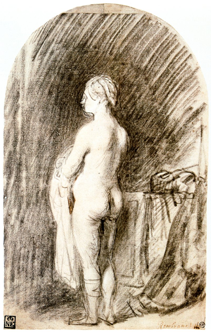 Desnudo femenino, siglo XVII | Rembrandt van Rijn