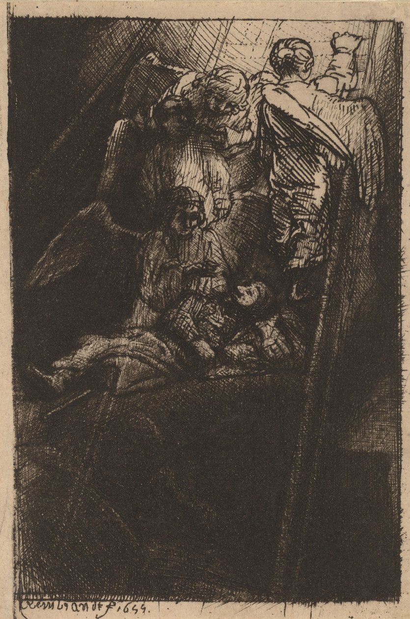 La escalera de Jacob, 1655 de Rembrandt van Rijn