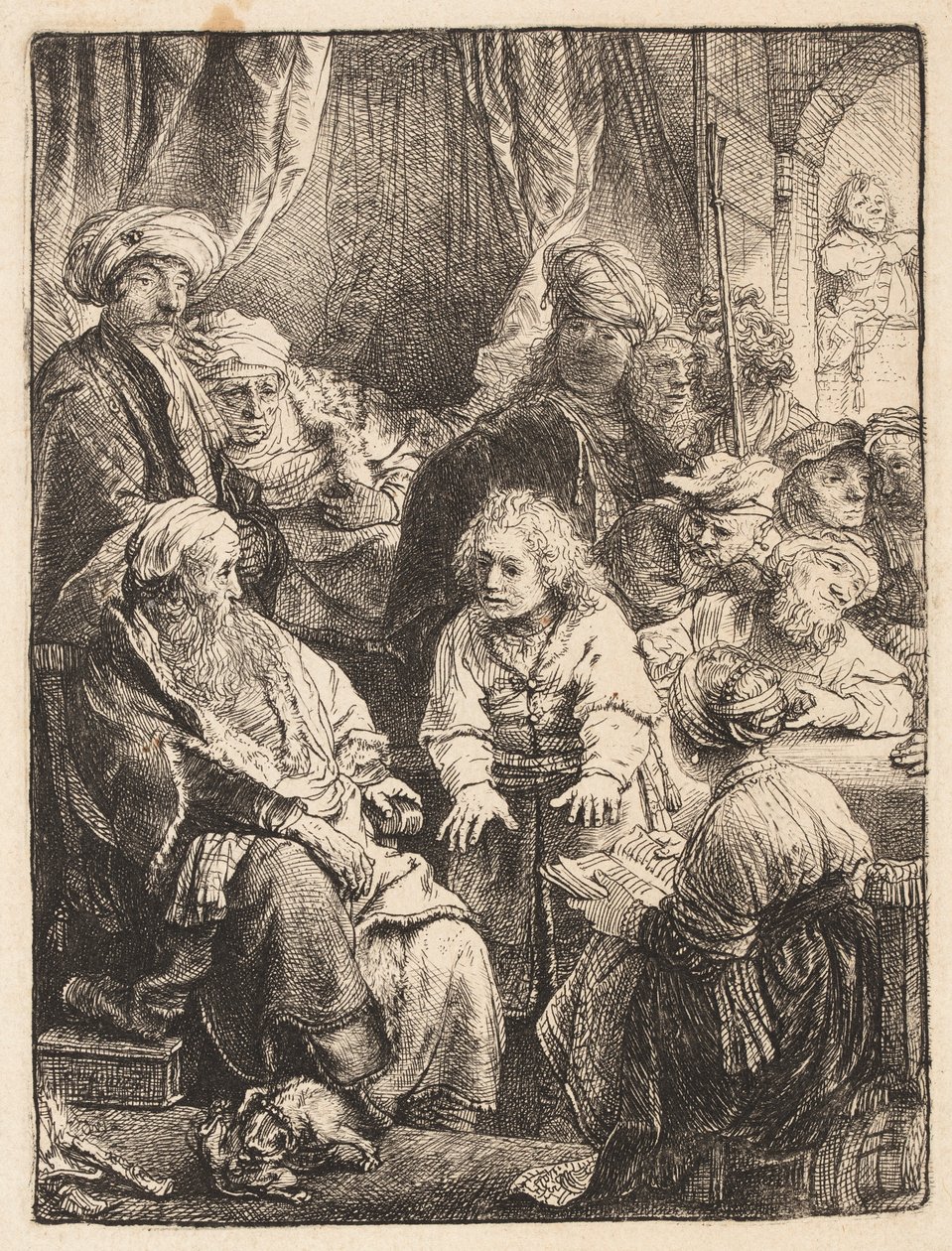 José contando sus sueños de Rembrandt van Rijn