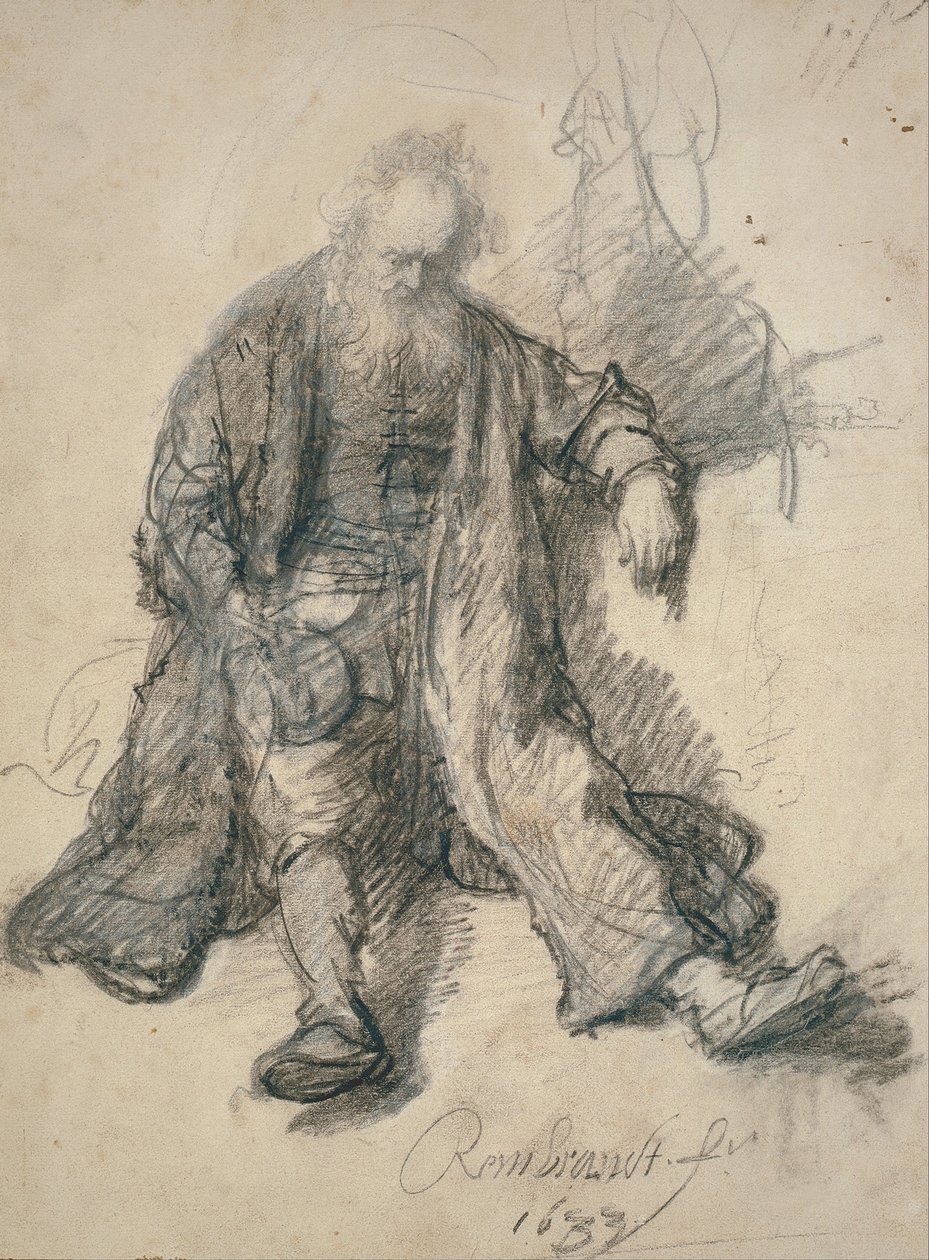 El borracho Lot de Rembrandt van Rijn