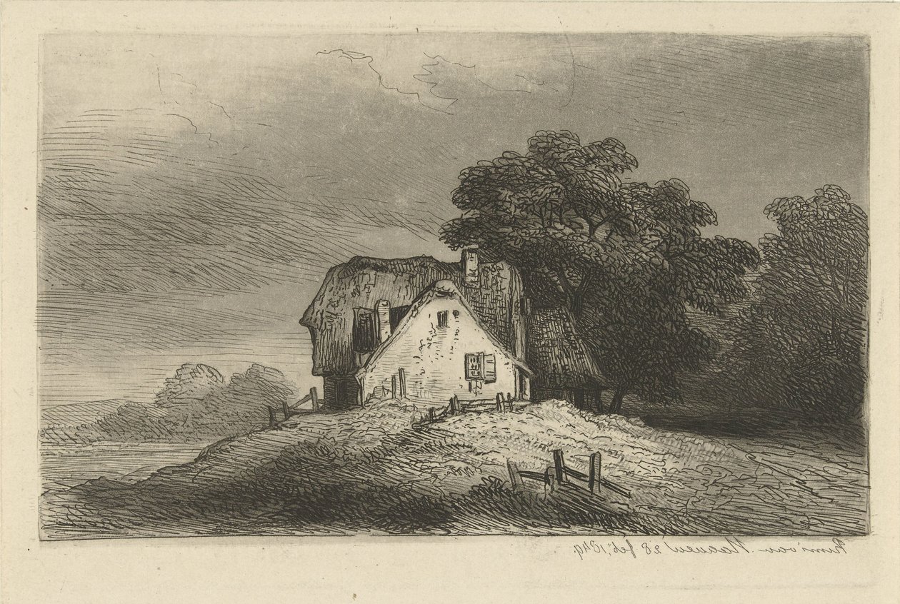 Casas en una colina de Remigius Adrianus Haanen