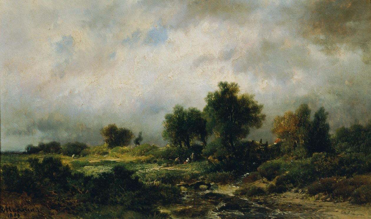 paisaje de verano de Remigius Adrianus van Haanen