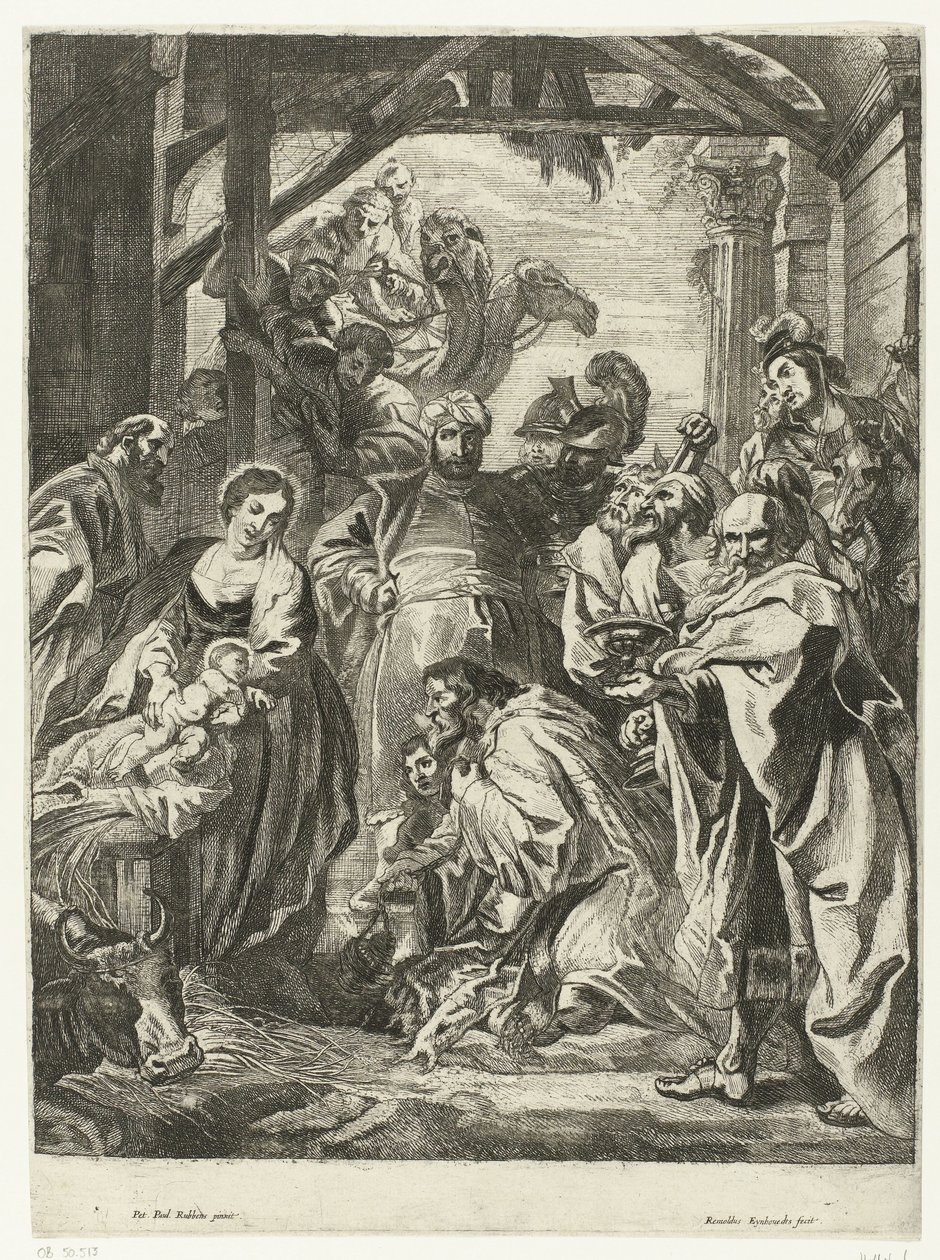 Adoración de los Reyes de Remoldus Eynhoudts