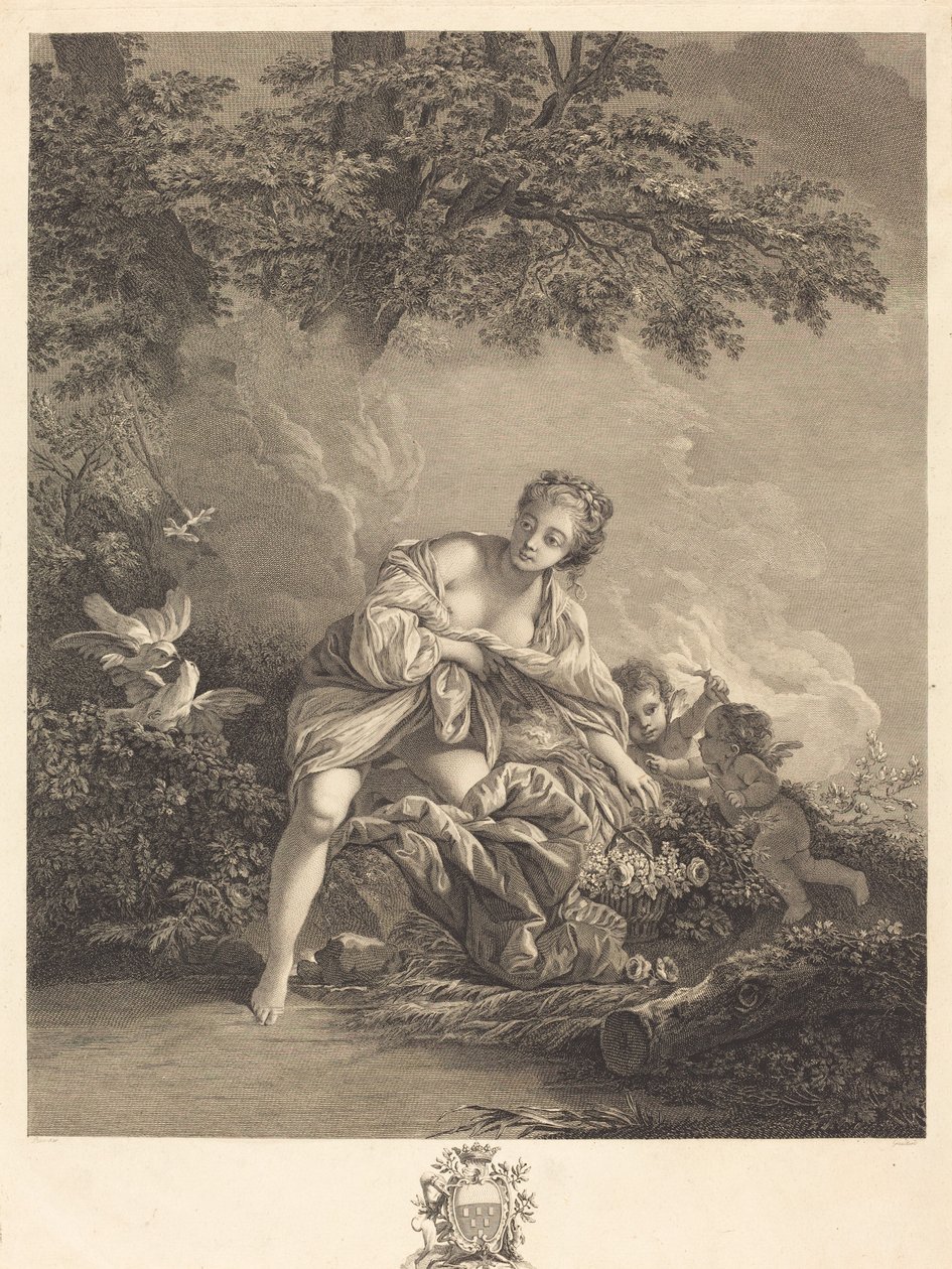 Venus y los amores de René Gaillard after François Boucher