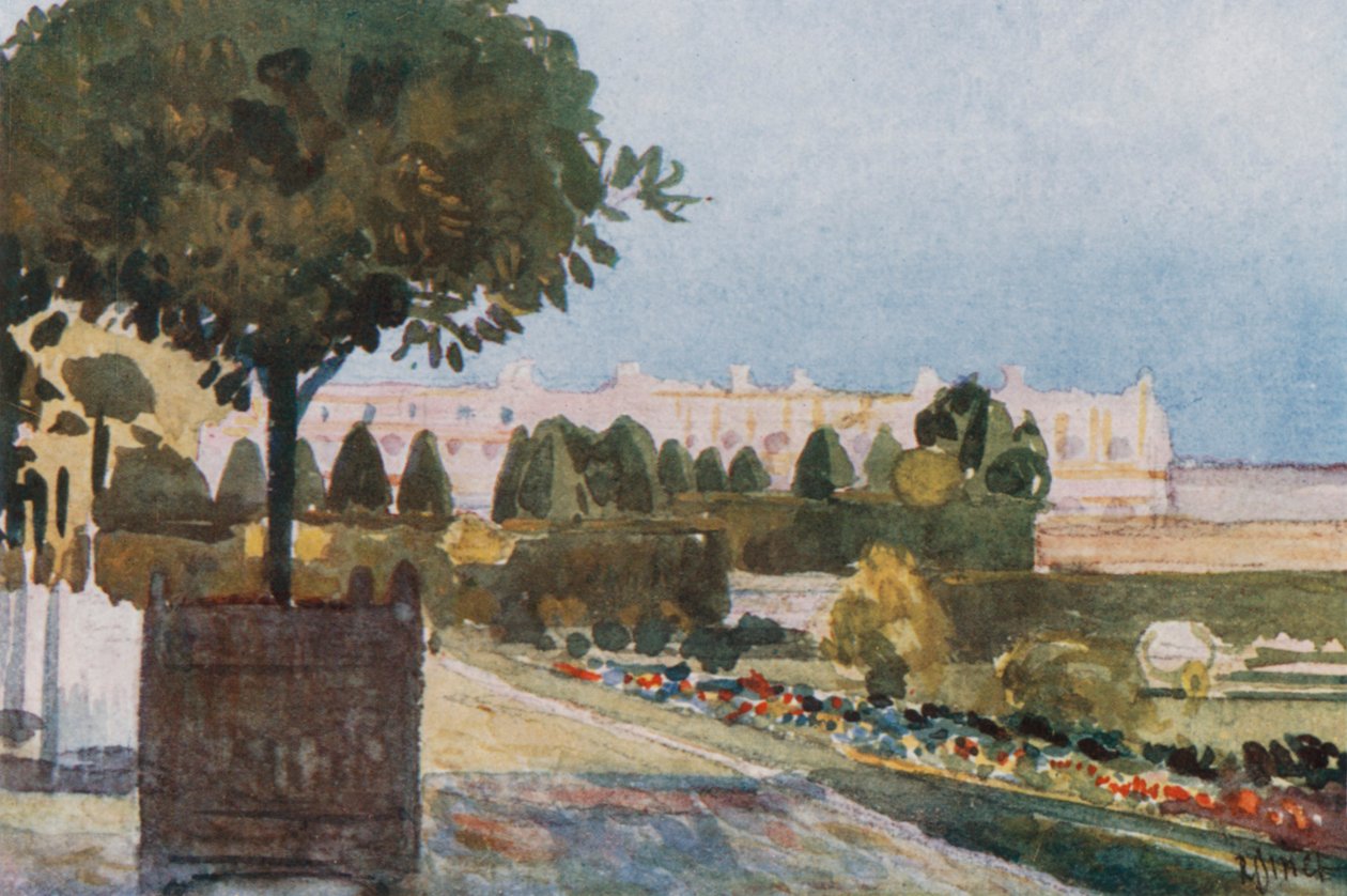 Parterre de Latona, Versalles de Rene Binet