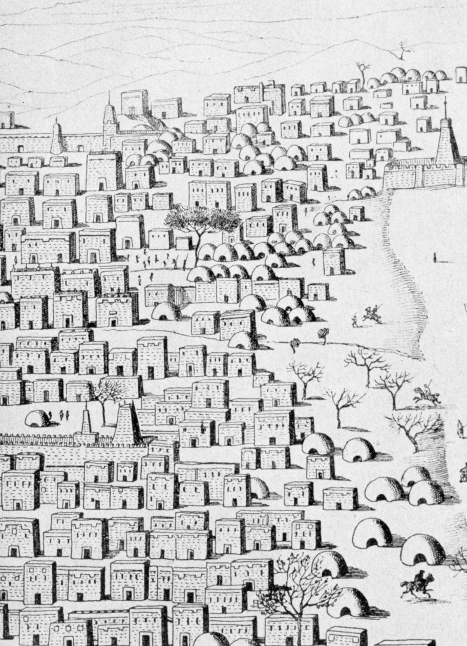Timbuktu alrededor de 1830 de Rene Caillie