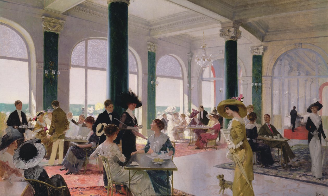 Té de la tarde de Rene Lelong