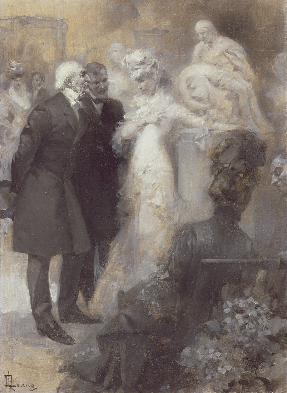 Sarah Bernhardt en la Ópera de París de Rene Lelong