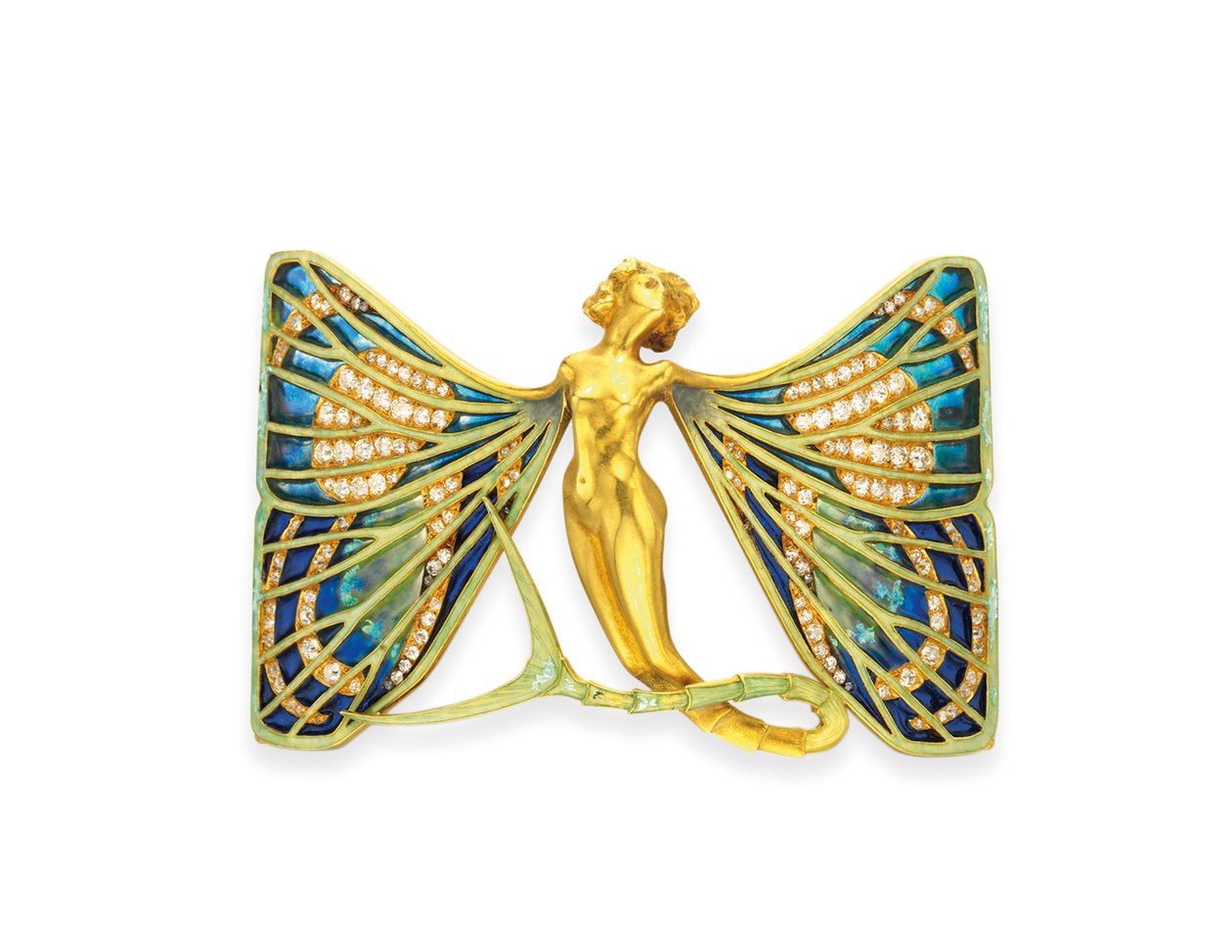 Collar de perro Art Nouveau "Sylph", c.1900 de Rene Jules Lalique