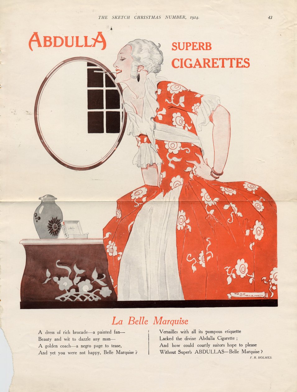 Cigarrillos Abdulla de Rene Vincent