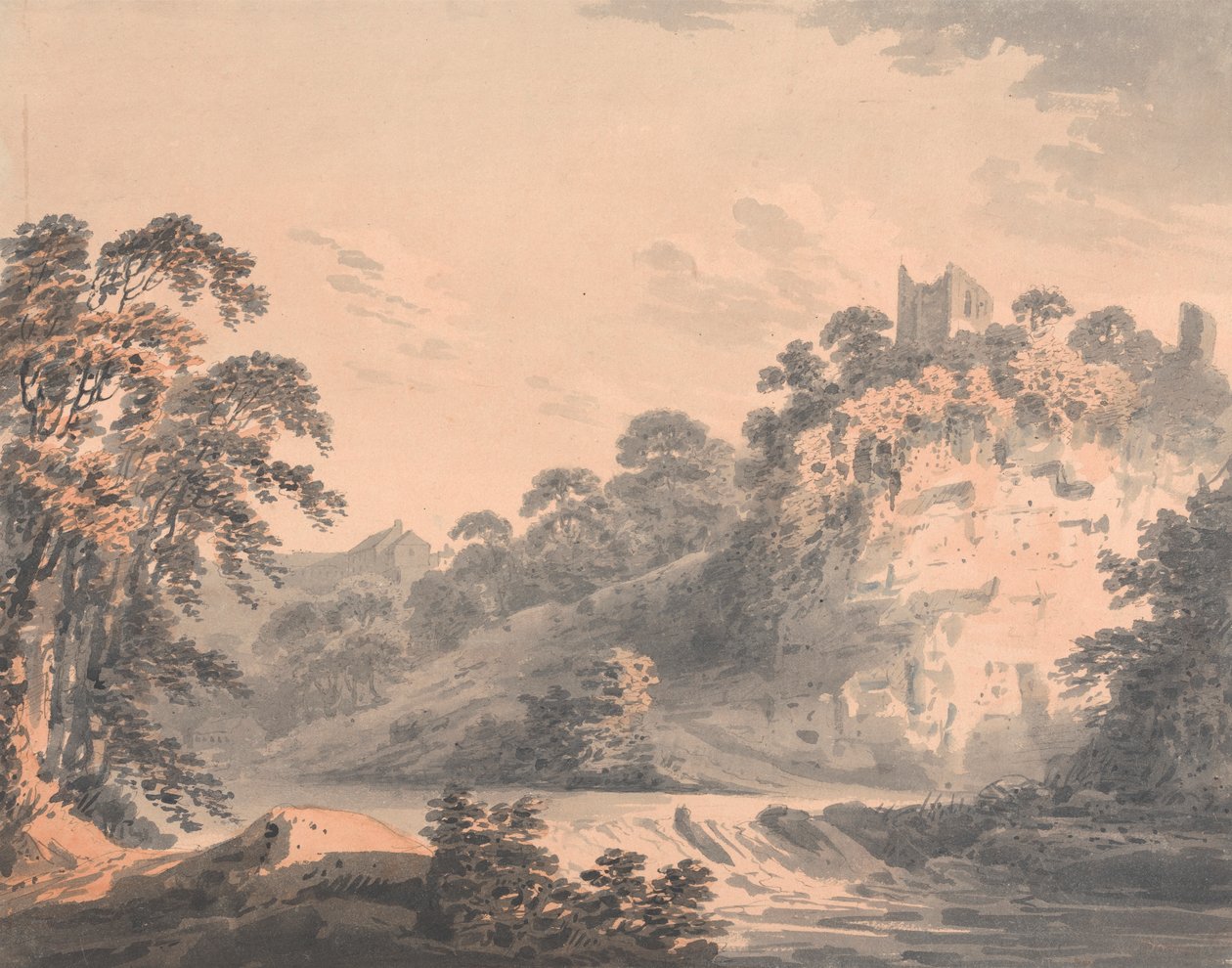 Castillo de Knaresborough, Yorkshire de Rev. William Gilpin
