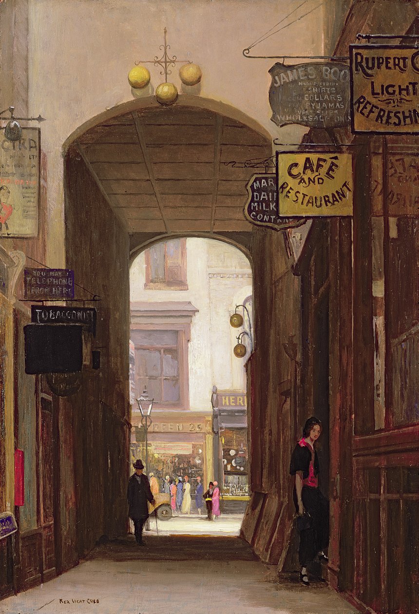 Rupert Court, Wardour Street de Rex Vicat Cole