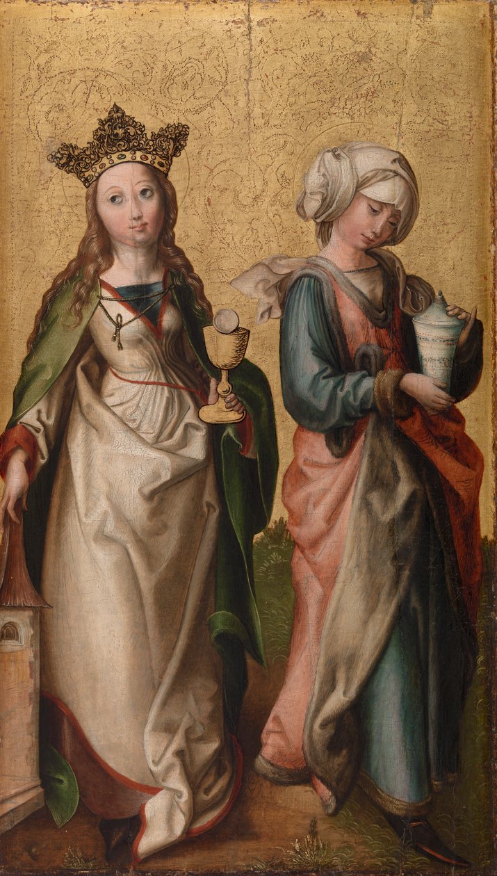 Santas Bárbara y María Magdalena de Rhenish Master
