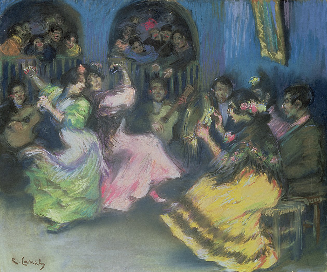 Bailarinas gitanas españolas de Ricardo Canals y Llambi