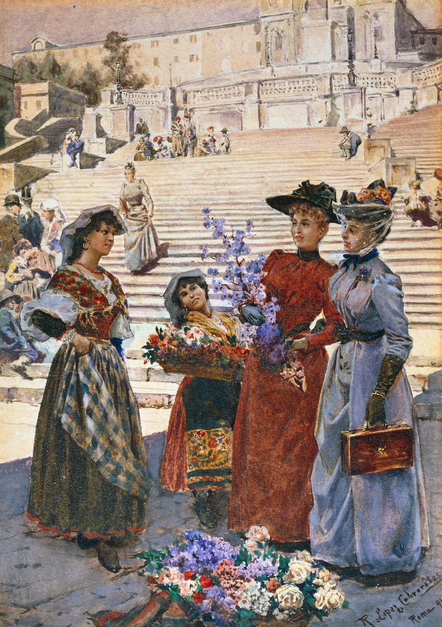 Plaza de España en Roma de Ricardo Lopez Cabrera