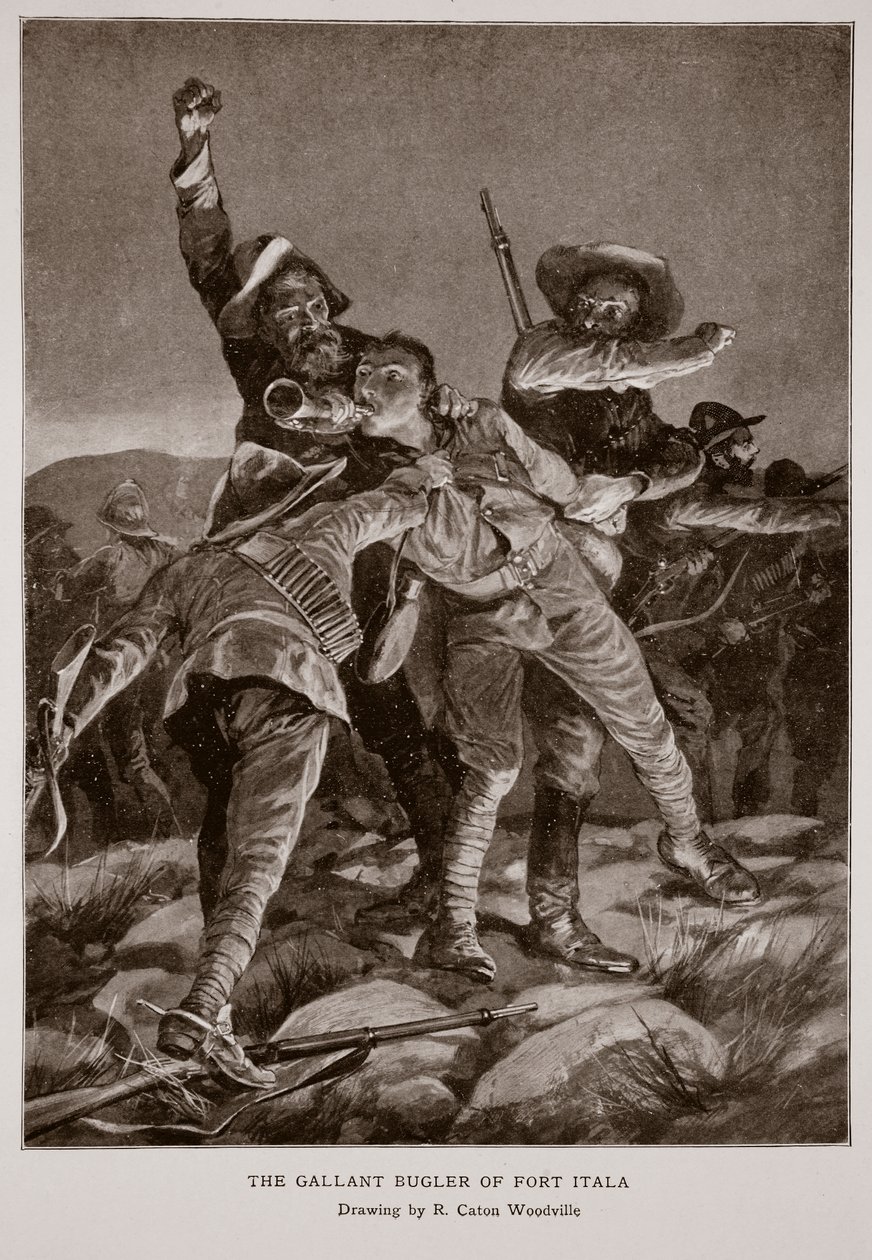 El valiente corneta de Fort Itala de Richard Caton Woodville junior