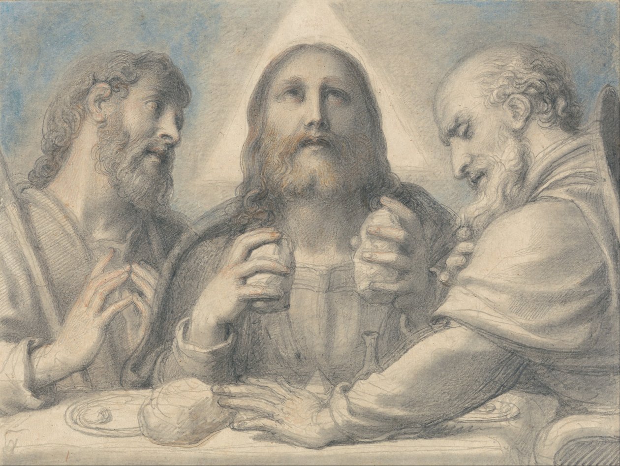 Cena en Emaús de Richard Cosway