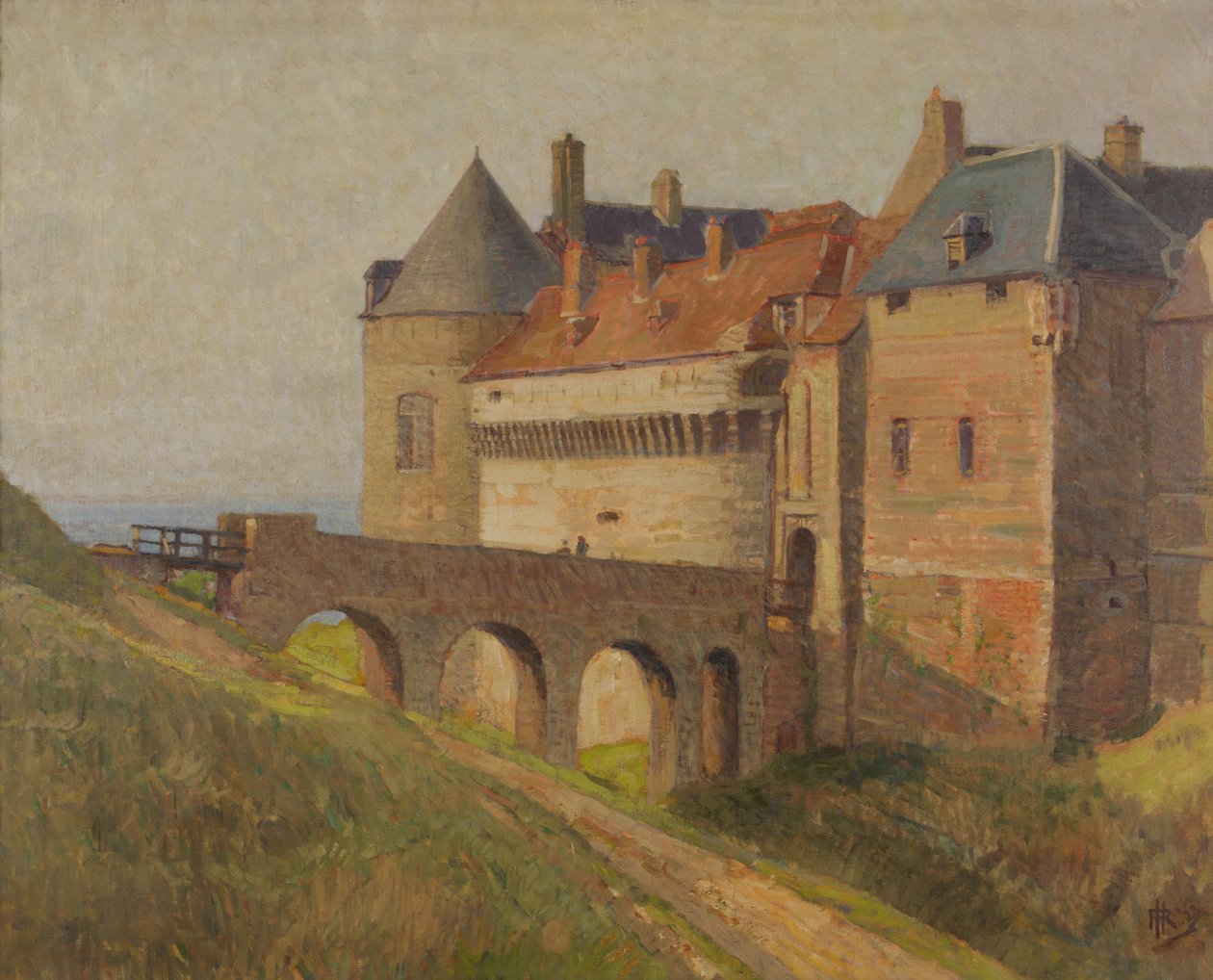 Castillo de Dieppe, Francia, 1923 de Richard Heyworth