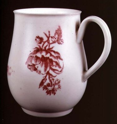 Taza de Derby con un ramo floral de Richard Holdship