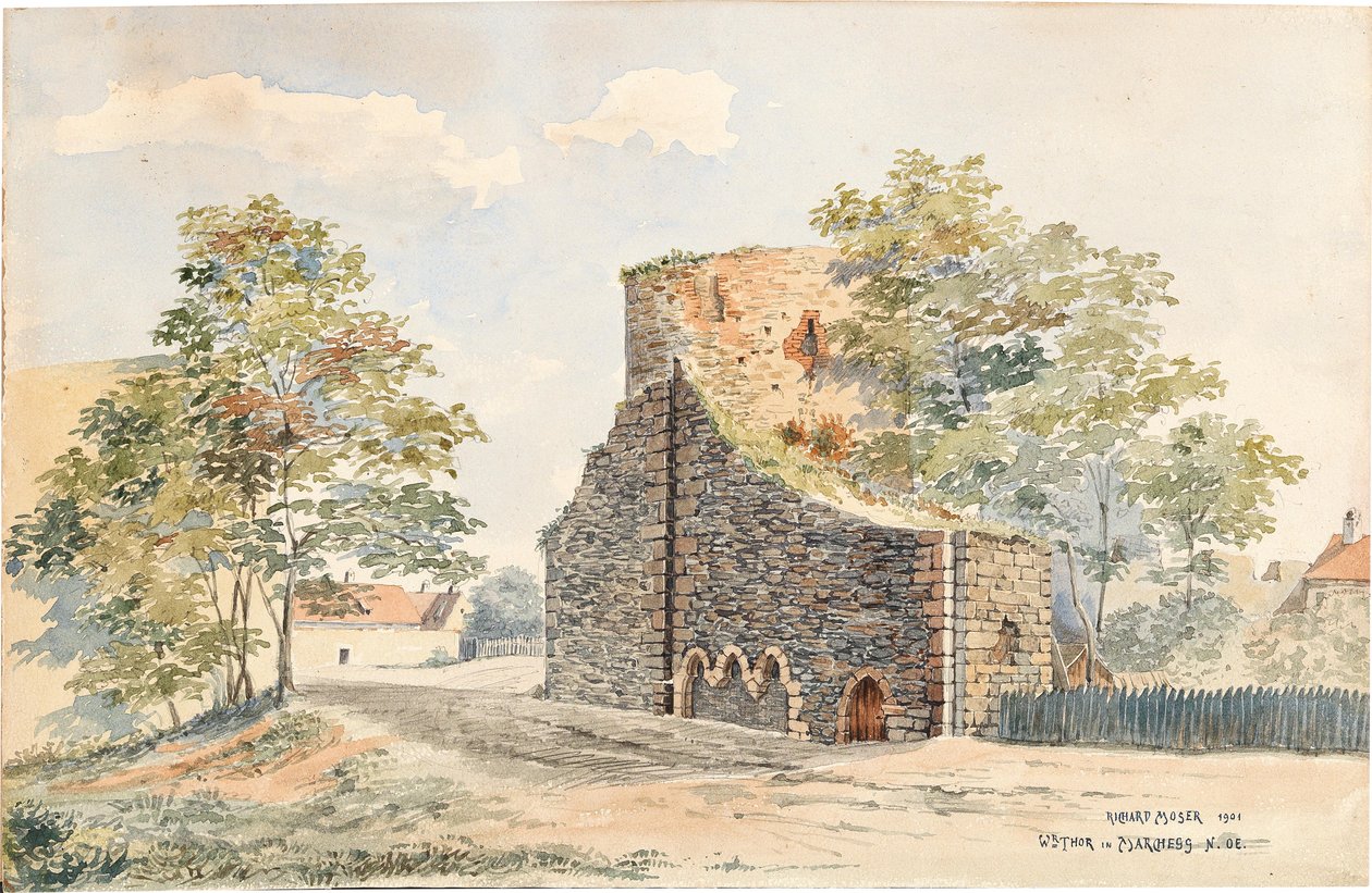 Das Wienertor en Marchegg de Richard Moser