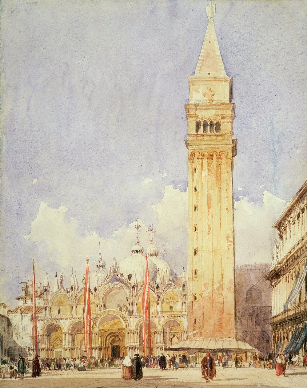 Piazza San Marco, Venecia, c.1826 de Richard Parkes Bonington