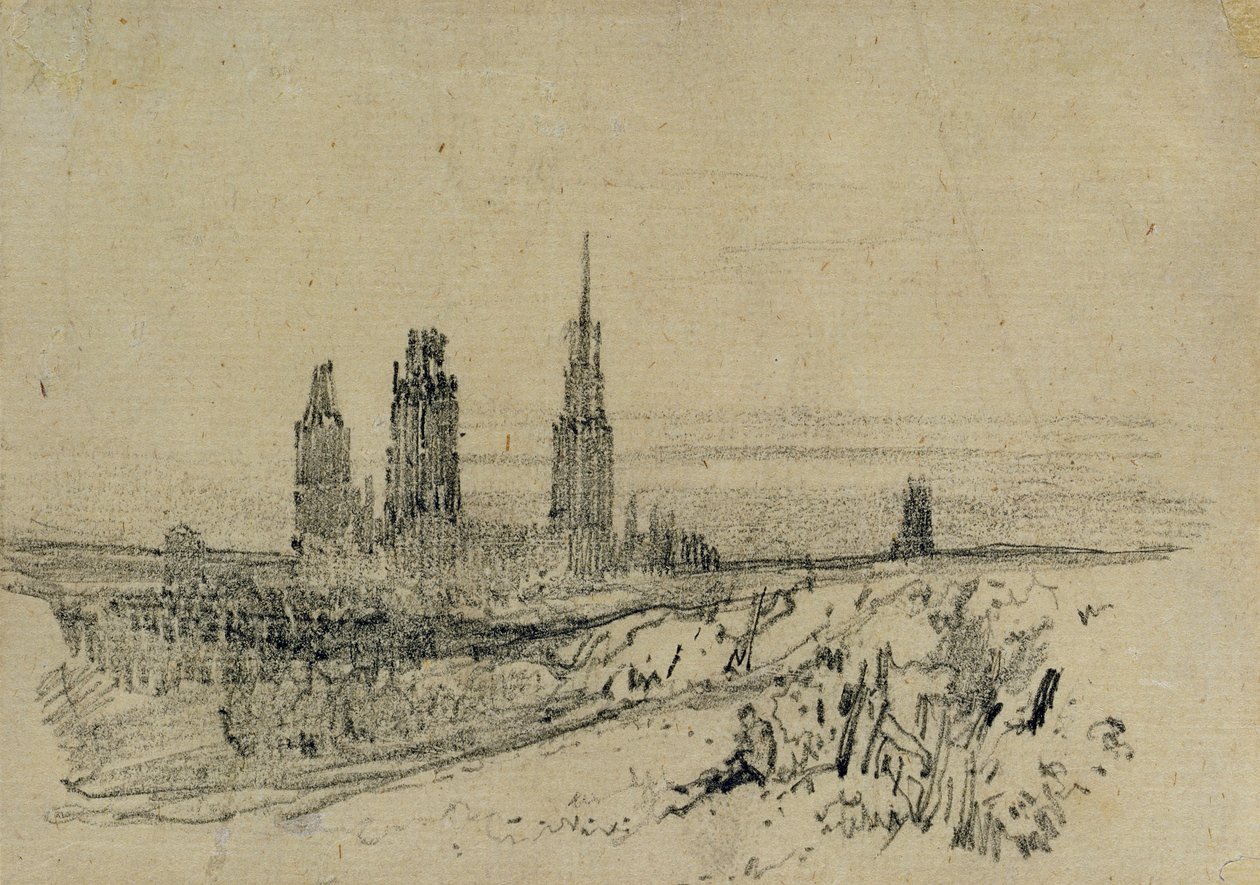 Catedral de Rouen de Richard Parkes Bonington