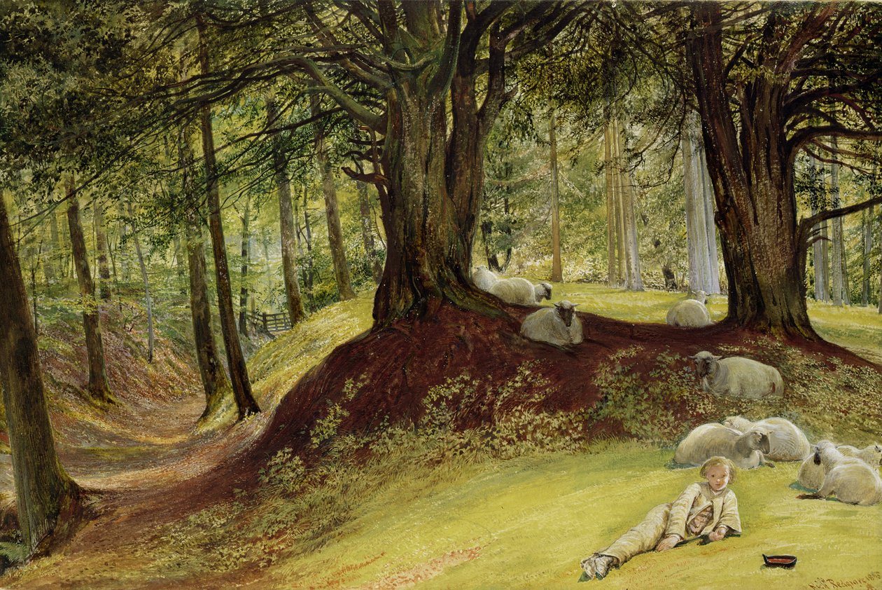 Bosques de Parkhurst, Abinger, Surrey de Richard Redgrave