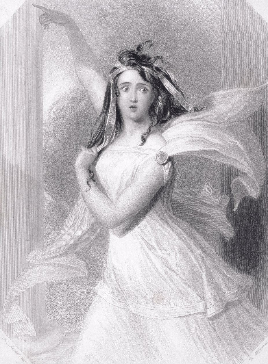 Cassandra, Hija de Príamo, c.1845 de Richard Woodman