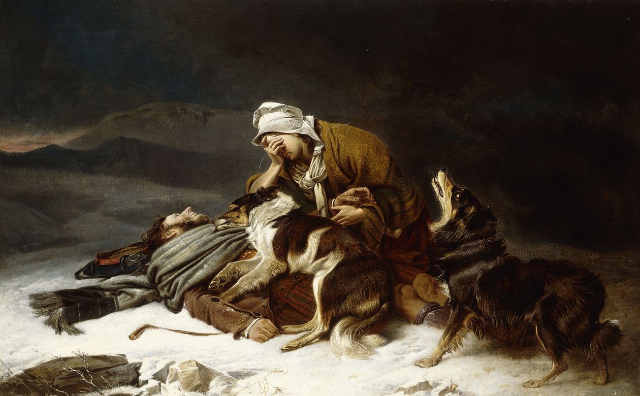 Perdido en la tormenta de Richard Ansdell