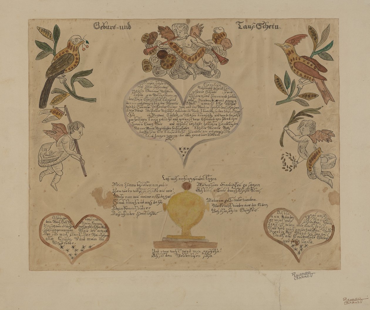 Fraktur de Richard Barnett