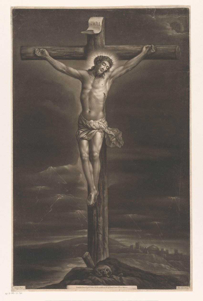 Cristo en la cruz de Richard Brookshaw