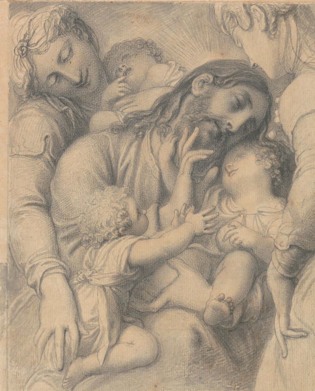 Cristo bendice a los niños de Richard Cosway