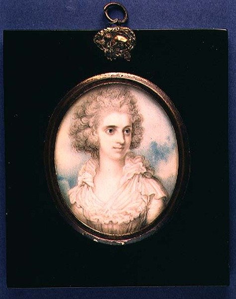 Retrato de una dama desconocida de Richard Cosway