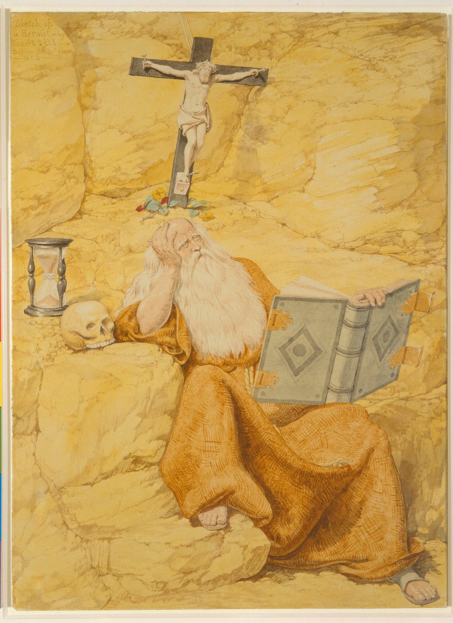 Un ermitaño, 1853 de Richard Dadd