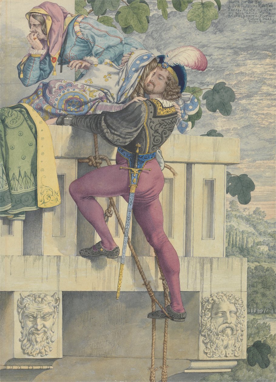 Boceto para las pasiones: Amor de Richard Dadd