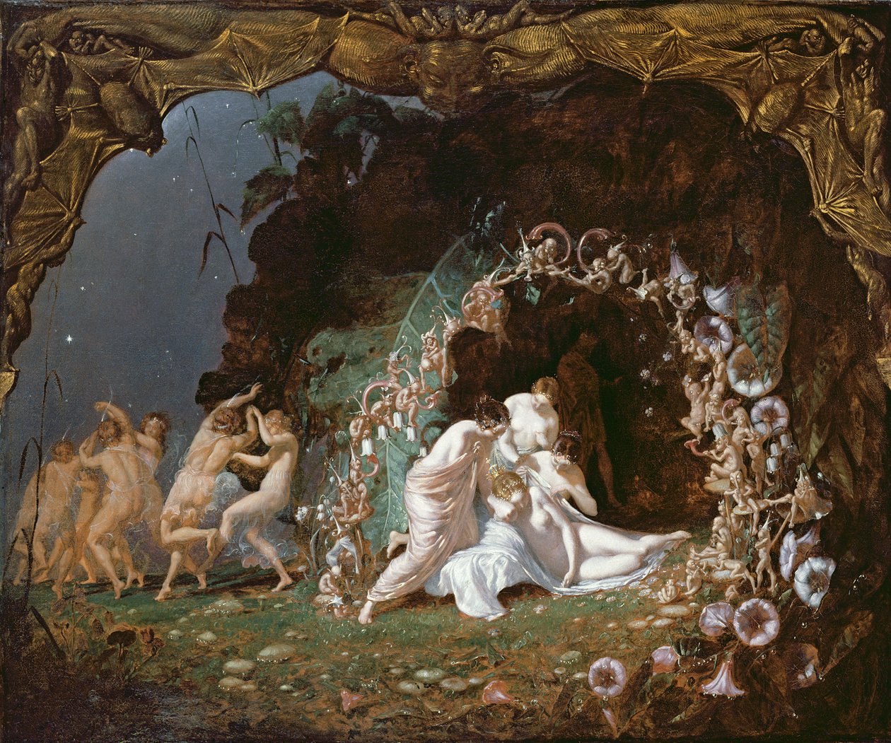 Titania Durmiendo de Richard Dadd