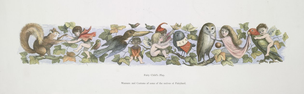Juego de niños de hadas de Richard Doyle