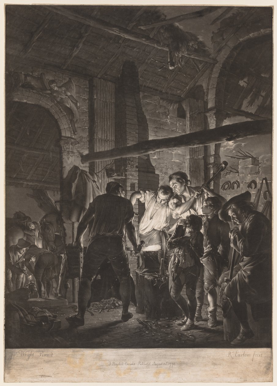 The Blacksmith de Richard Earlom