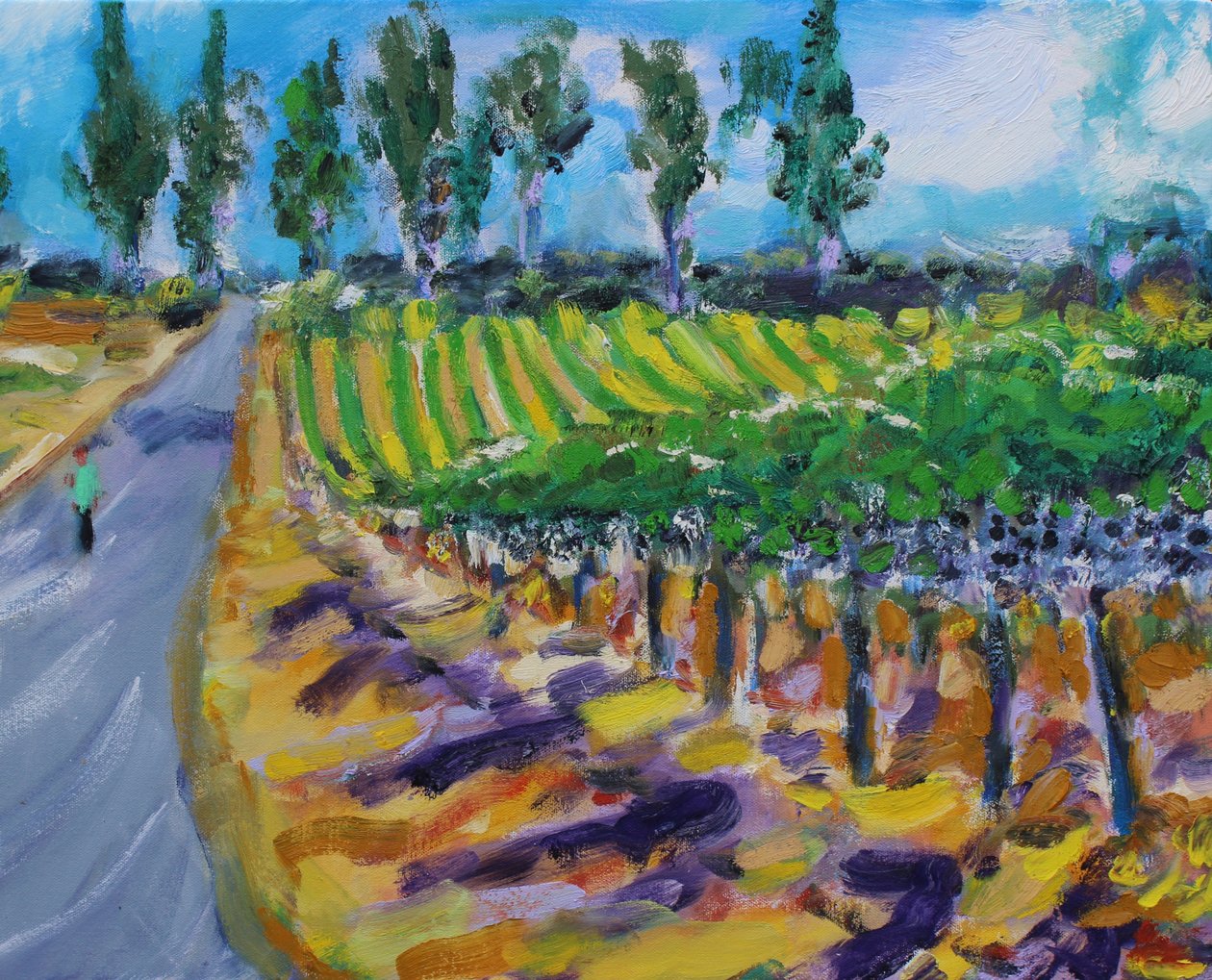 Un Paseo en la Región Vinícola, Napa de Richard Fox