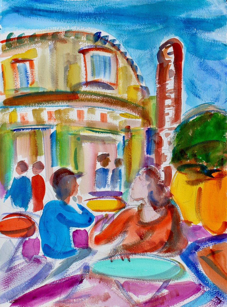 Café en el Castro, San Francisco de Richard Fox