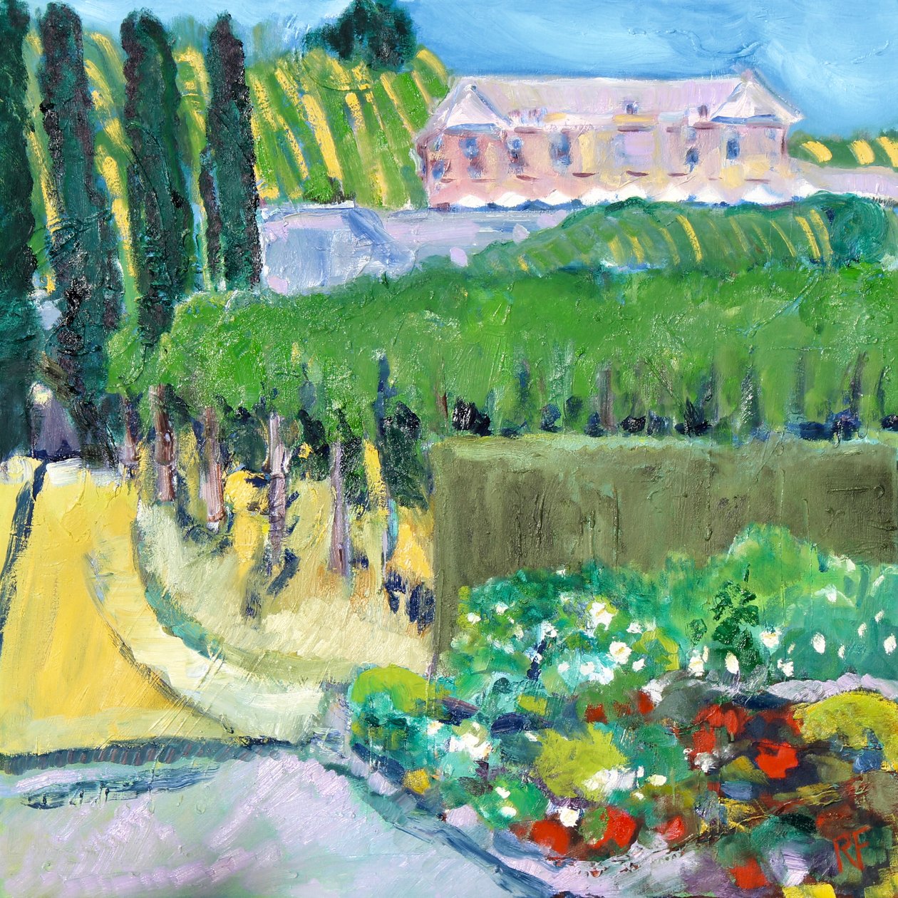 Castillo en la colina, 2019 de Richard Fox