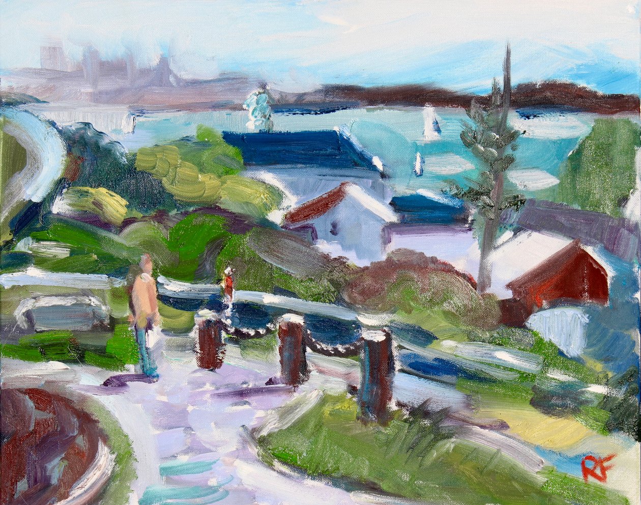 Bahía de San Francisco desde Tiburon de Richard Fox