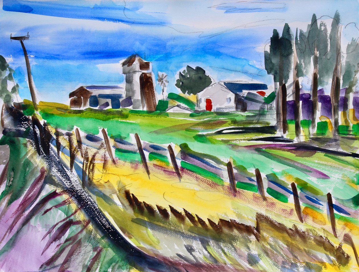 La granja abandonada, 2018 de Richard Fox