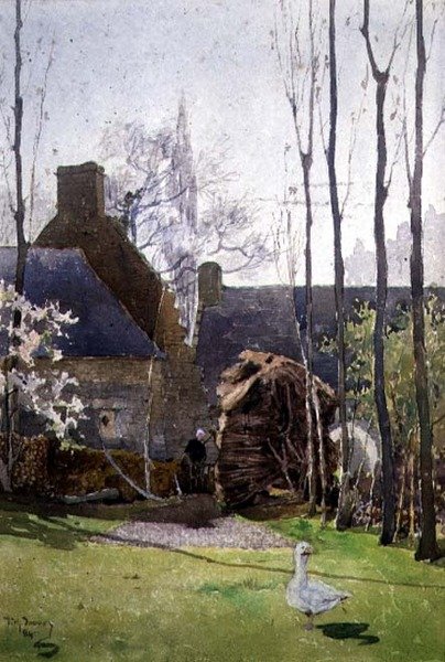El ganso mascota de Richard Gibbs Henry Toovey