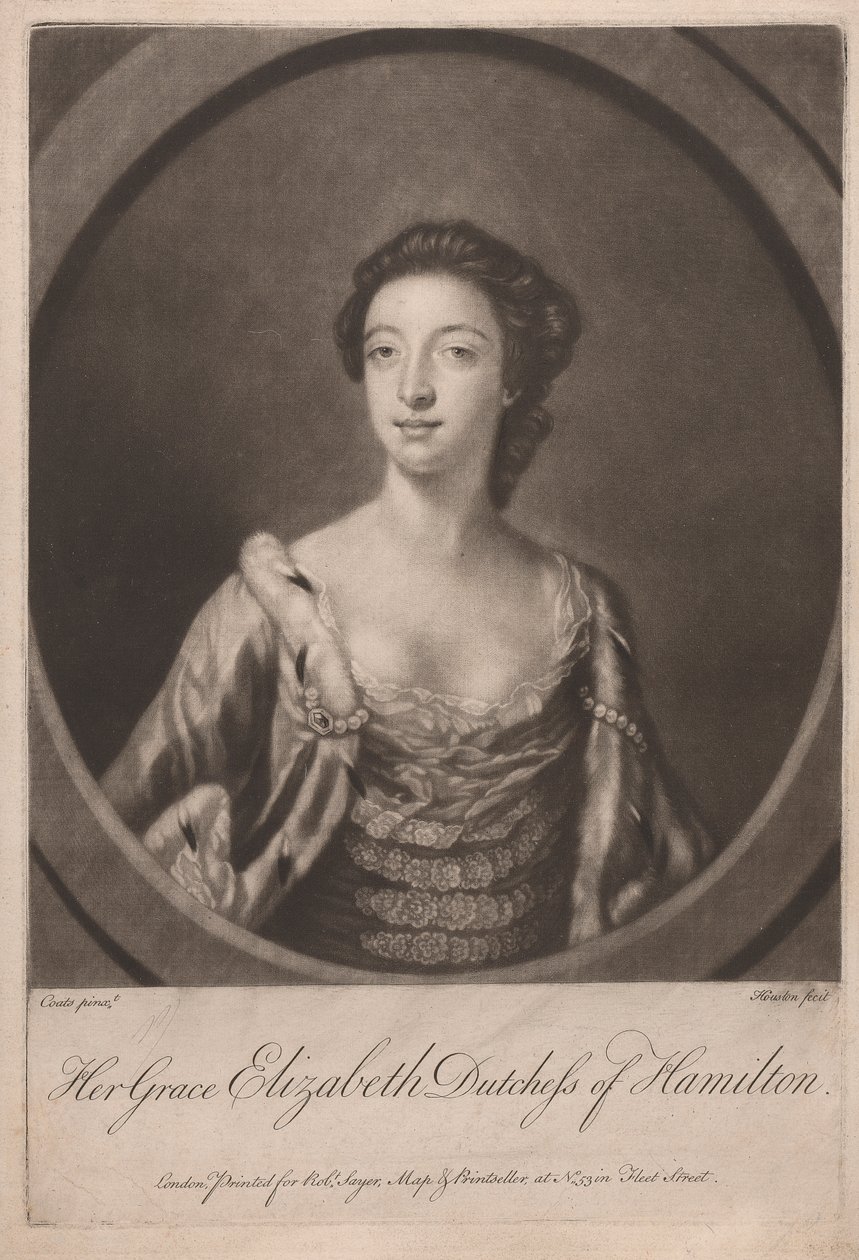 Su Gracia Isabel Duquesa de Hamilton de Richard Houston