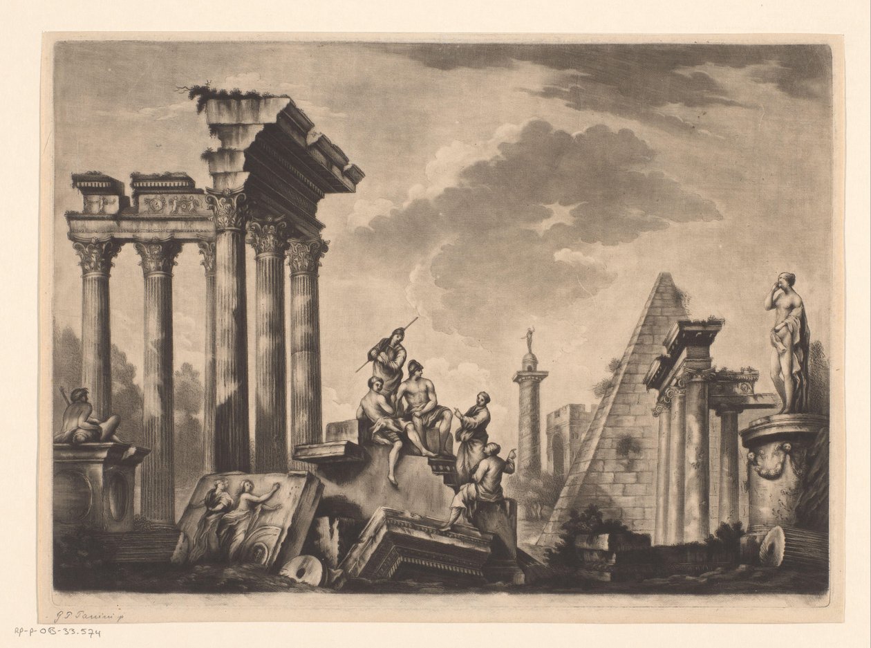 Ruïnes te Rome de Richard Houston