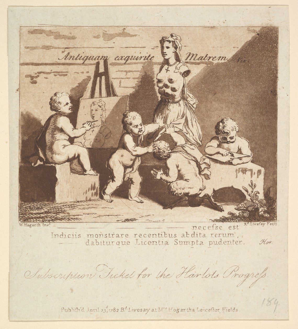 Niños Espiando a la Naturaleza, 1782 de Richard Livesay