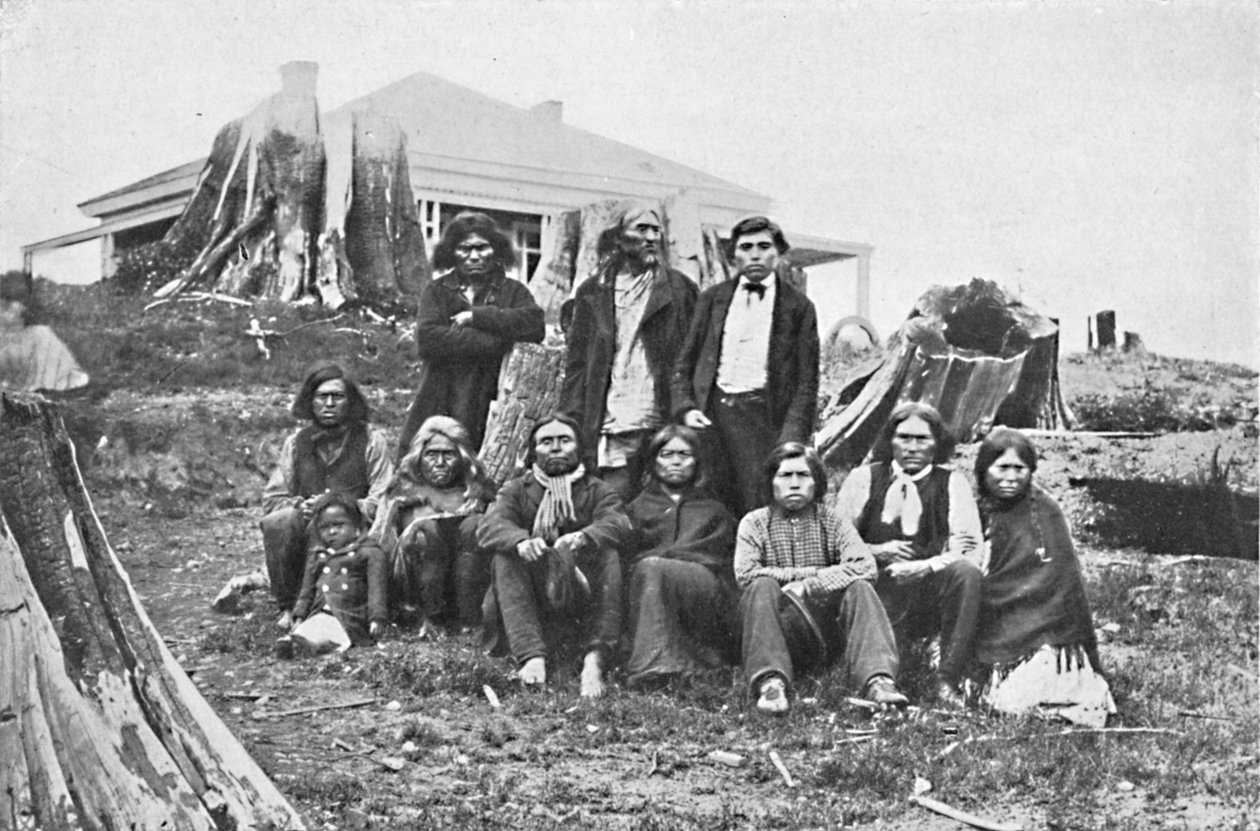 Indios del río Fraser, Columbia Británica, Canadá, 1912 de Richard Maynard
